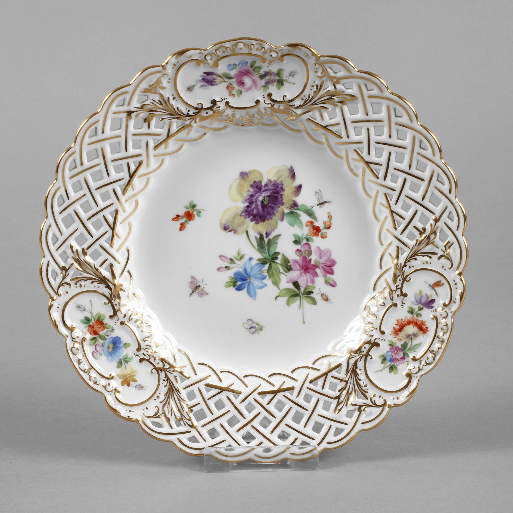 Meissen Flechtrandteller
