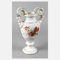 Meissen Schlangenhenkelvase Hausmalerei111