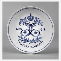 Meissen Regimentsteller Villiers Loretto111