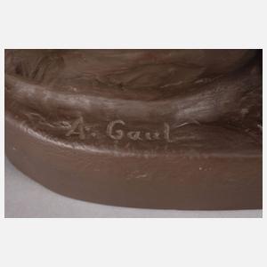 Meissen ”sitzender junger Bär” August Gaul