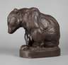 Meissen ”sitzender junger Bär” August Gaul