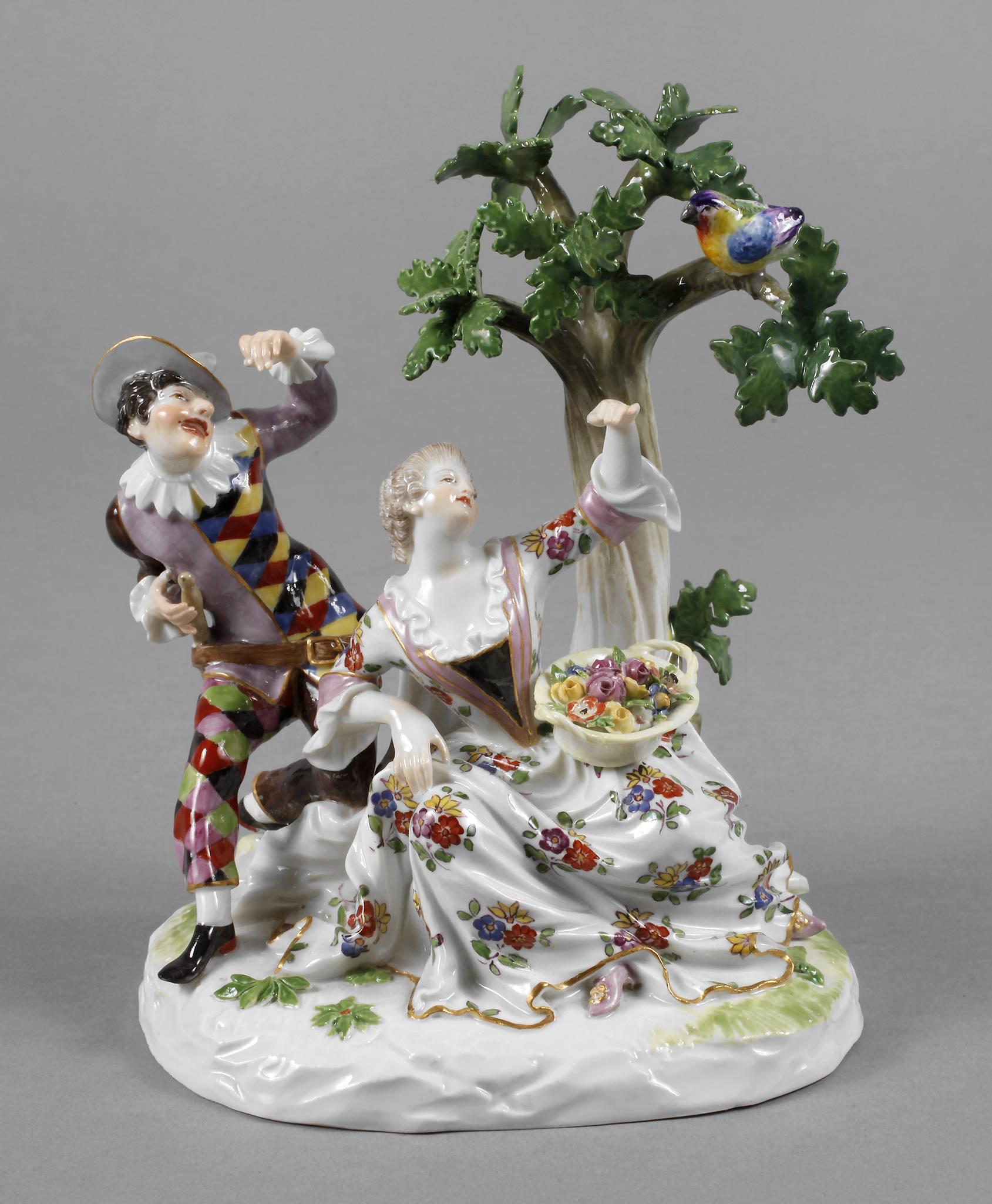 Meissen ”Harlekin mit Columbine”