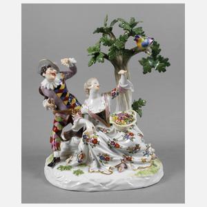 Meissen ”Harlekin mit Columbine”