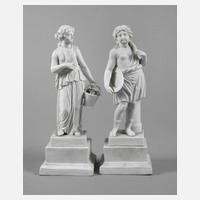 Meissen Paar Biskuitporzellanfiguren Marcolinizeit111