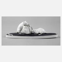 Meissen Teichert Mäusepaar mit Körbchen111