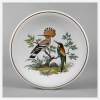 Meissen Wandteller Wiedehopf mit Bienenfresser111