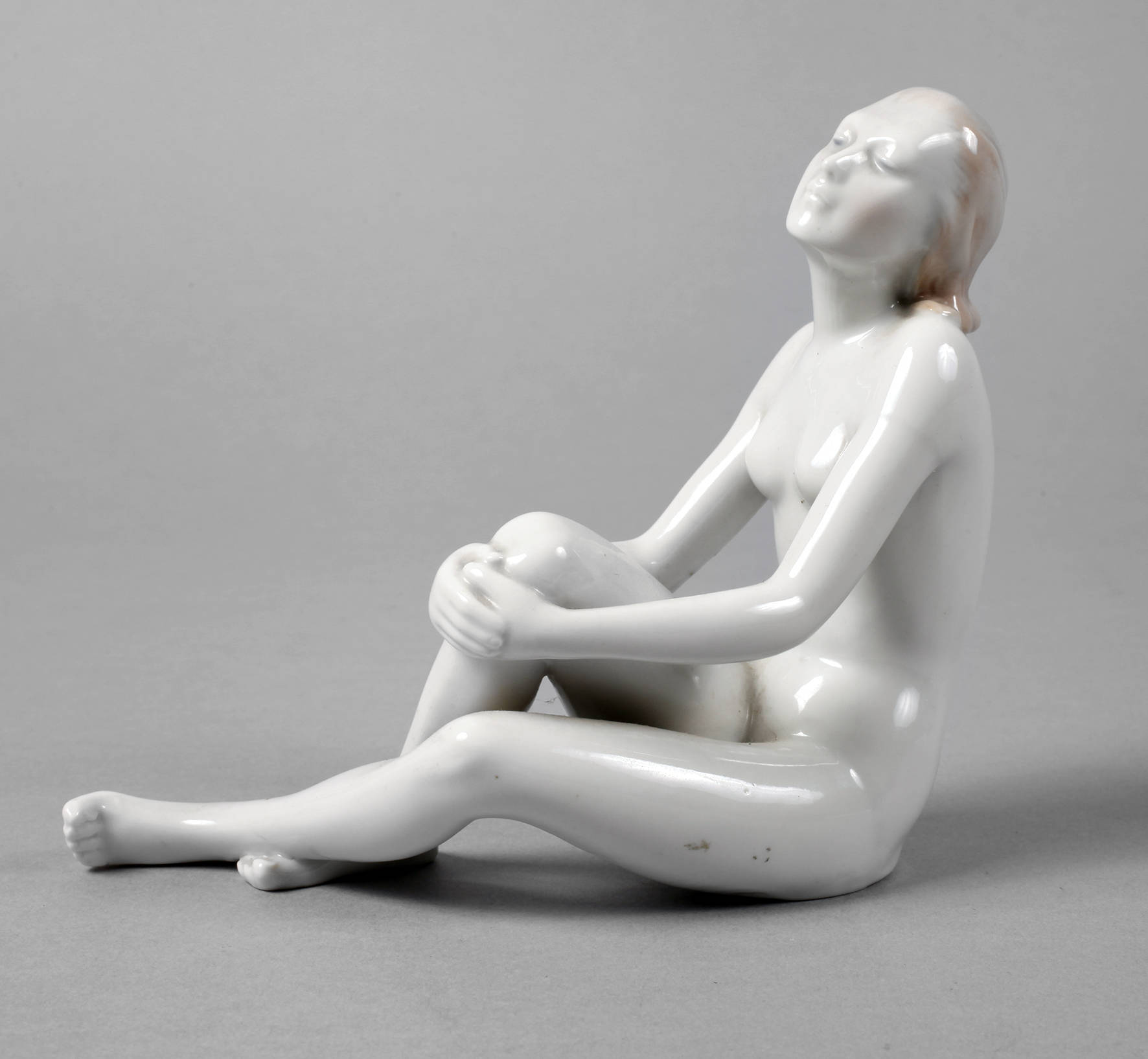 Metzler & Ortloff sitzender weiblicher Akt