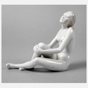 Metzler & Ortloff sitzender weiblicher Akt