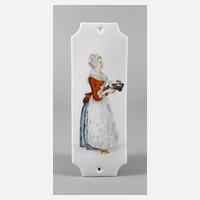 Plakette Schokoladenmädchen111