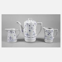 Rauenstein drei Kannen Strohblumenmuster111