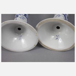 Rauenstein Paar Kerzenleuchter Zwiebelmuster