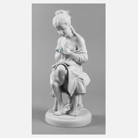 Sitzendorf große Biskuitporzellanfigur111