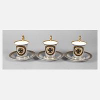 Tirschenreuth drei Tassen ”Aus grosser Zeit”111