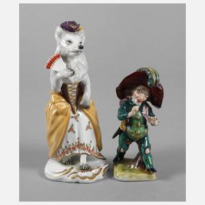 Thüringen zwei karikative Figuren