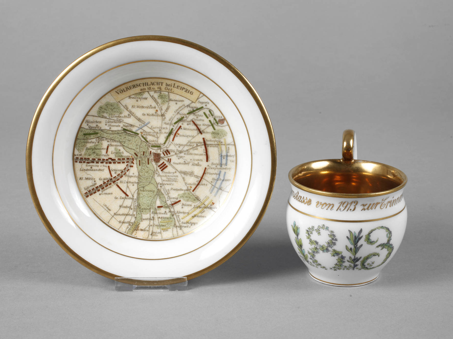 Volkstedt Jubiläumstasse Völkerschlacht bei Leipzig