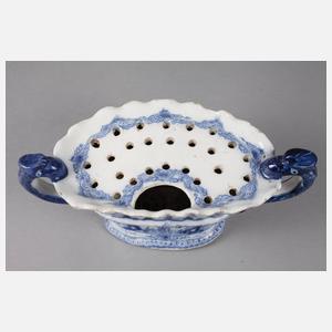 Blumensteckschale Fayence