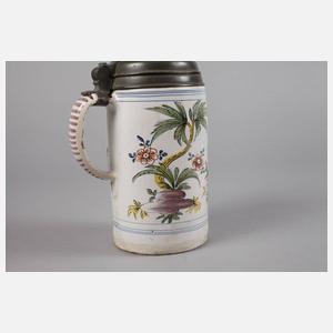 Magdeburger Fayence-Walzenkrug