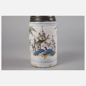 Magdeburger Fayence-Walzenkrug