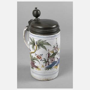 Magdeburger Fayence-Walzenkrug