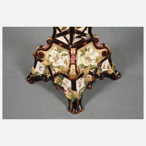 Blumensäule Majolika