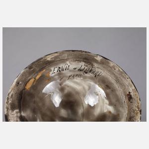 Frankreich Vase Vogelmotiv