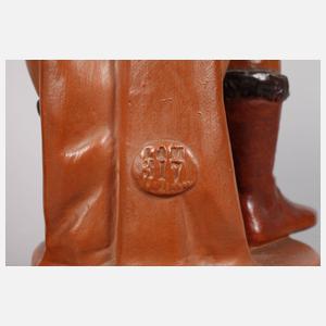 Zwei große Wikingerfiguren