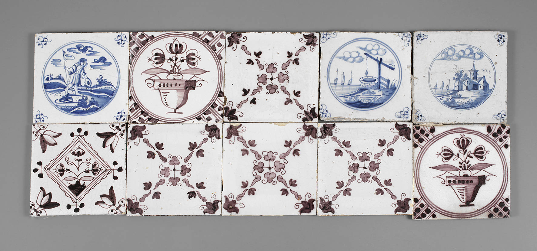 Konvolut alte Fliesen