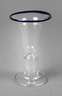 Wachtmeisterglas mit Blaurand