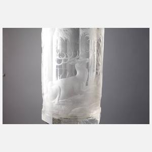 Trinkglas mit jagdlichem Schliff