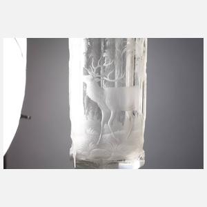 Trinkglas mit jagdlichem Schliff