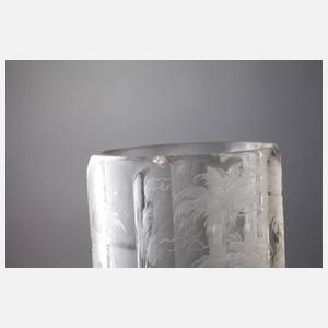 Trinkglas mit jagdlichem Schliff