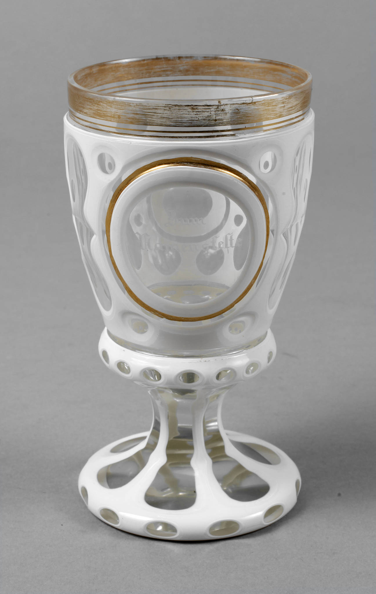 Fußbecher ”Zum Namensfeste”