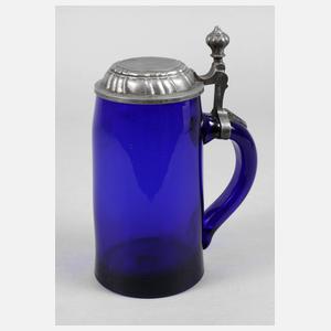 Walzenkrug Kobaltglas