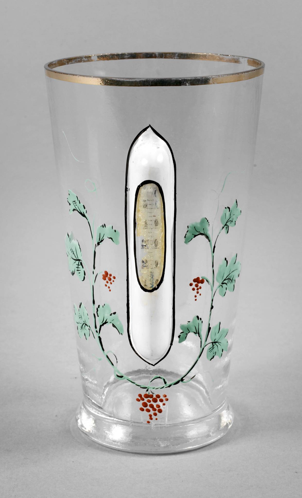 Bierglas mit Thermometer