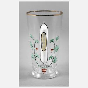 Bierglas mit Thermometer