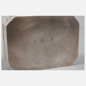 Barocke Pillendose Silber