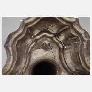 Paar seltene Silberleuchter Breslau