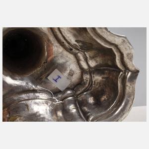 Paar seltene Silberleuchter Breslau