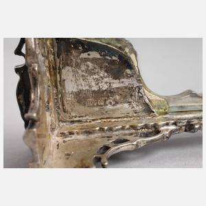 Feines Silbertablett Historismus