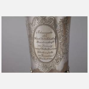 Schützenpokal Danzig Silber