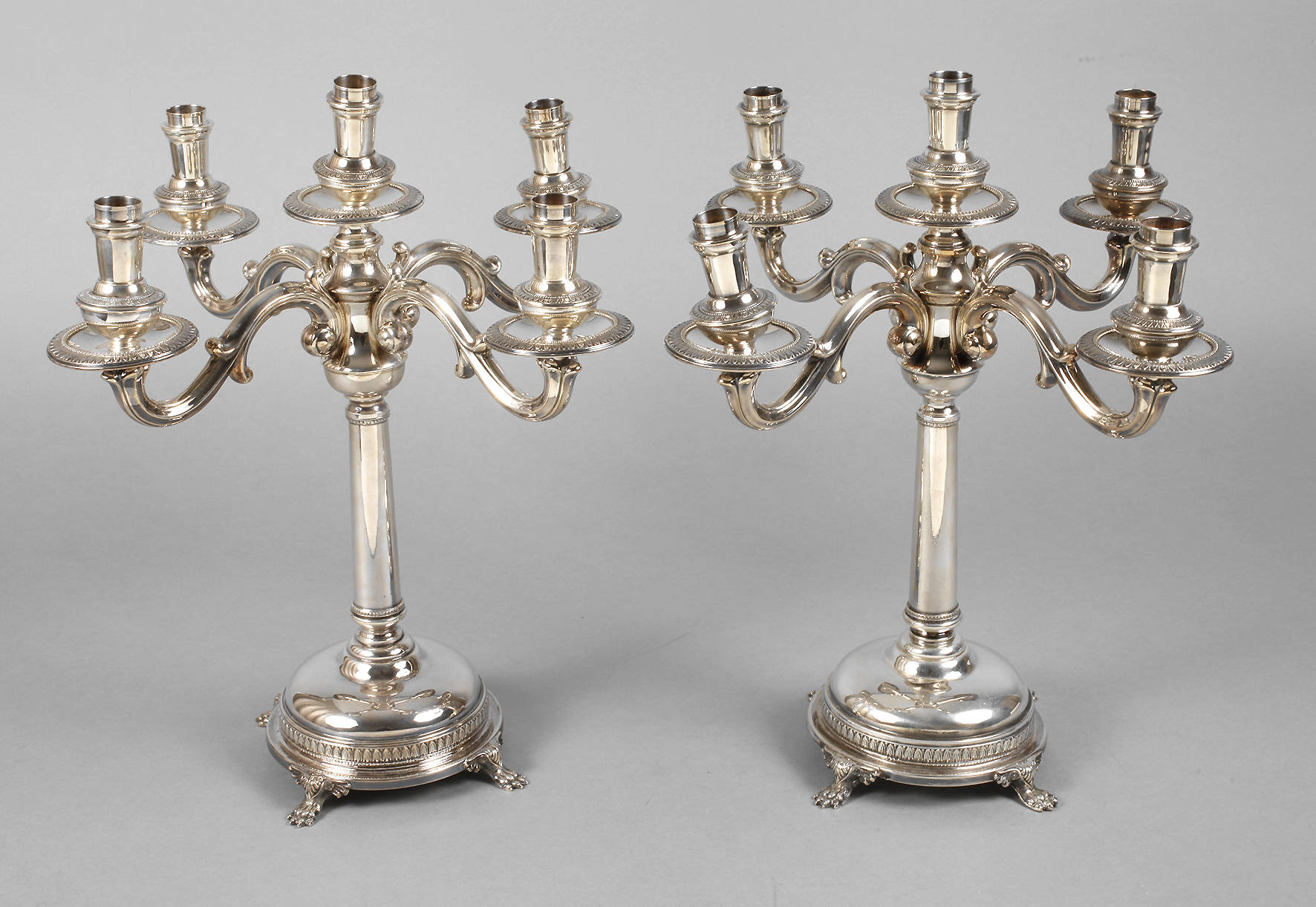 Zwei Silbergirandolen Peru