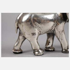 Elefant Silber