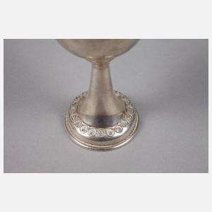 Jüdischer Kidduschbecher Silber