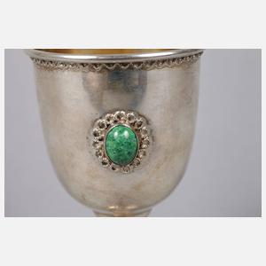 Jüdischer Kidduschbecher Silber