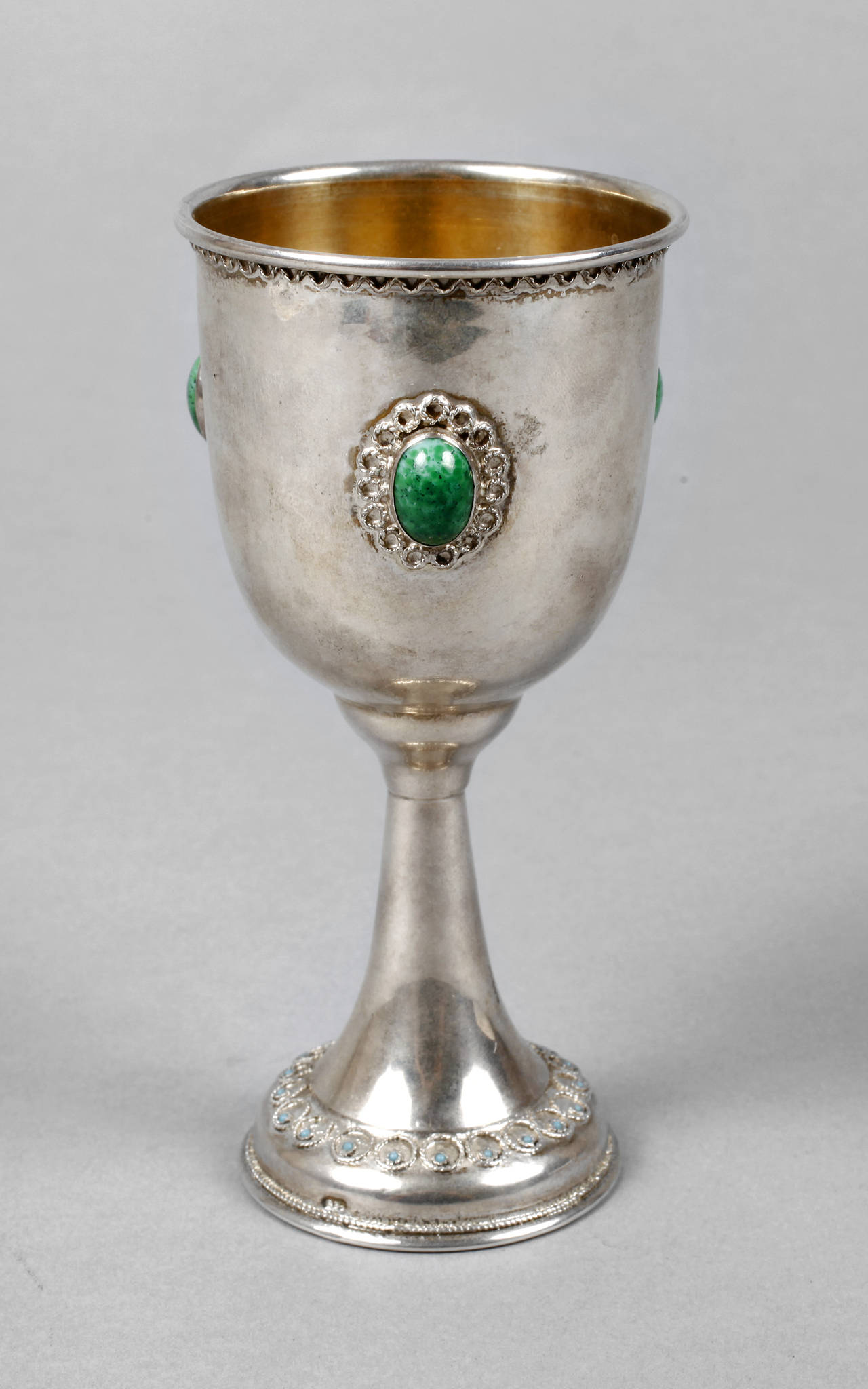 Jüdischer Kidduschbecher Silber