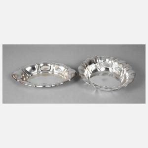 Zwei Silberschalen
