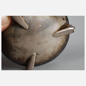 Silberschälchen mit Löffel