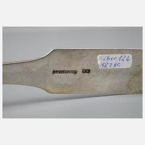 Großer Vorlegelöffel Silber