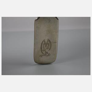 Großer Vorlegelöffel Silber