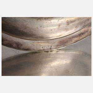 Wellner siebzehn Vorlegeplatten mit Plauener Stadtwappen